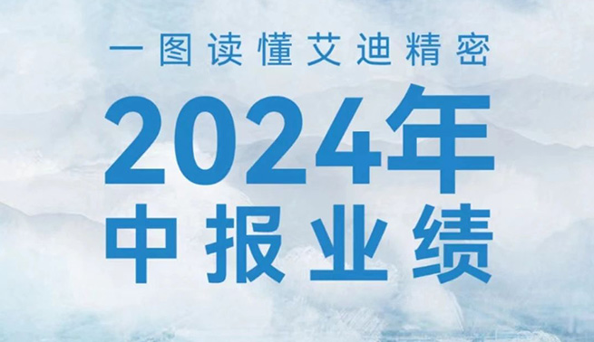 稳健增长！一图读懂艾迪精密2024年中报业绩